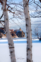 Split Rock Lighthouse from the beach